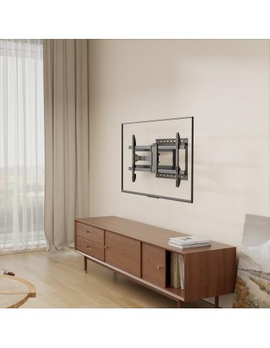 SOPORTE PARED TV 50KG 43-80 GIRAT INCLI NIVELA NEGRO AISENS WT80TSLE-419