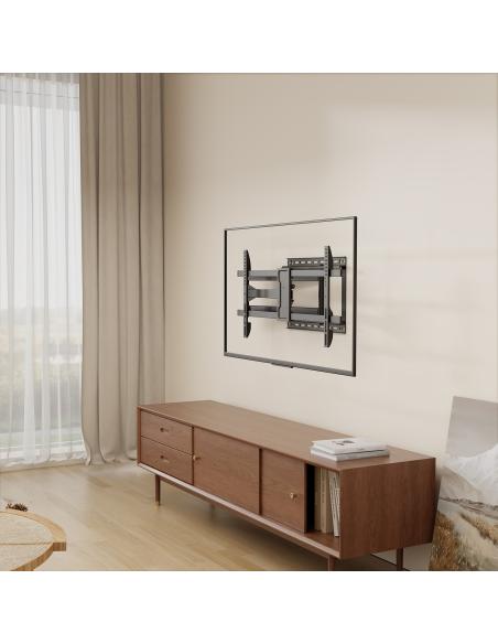 SOPORTE PARED TV 50KG 43-80 GIRAT INCLI NIVELA NEGRO AISENS WT80TSLE-419