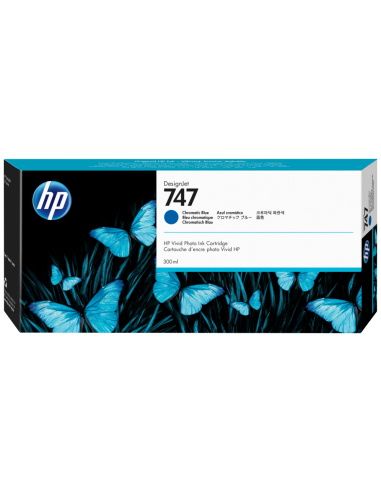 TINTA HP 747 AZUL