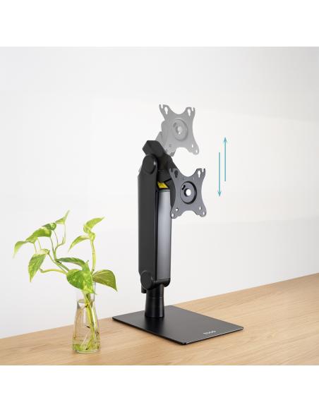 SOPORTE DE MESA MONITORTV GIRA INCLIN 17-32 NEGRO TOOQ DB1741TN-B