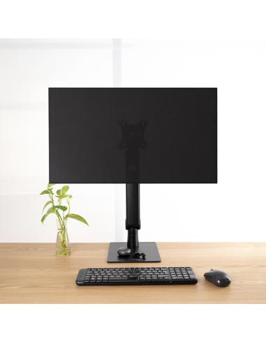 SOPORTE DE MESA MONITORTV GIRA INCLIN 17-32 NEGRO TOOQ DB1741TN-B