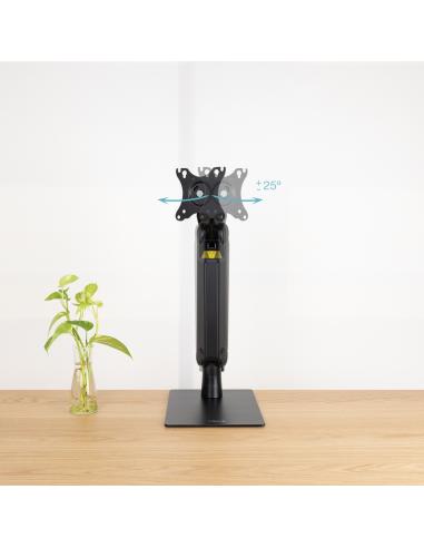 SOPORTE DE MESA MONITORTV GIRA INCLIN 17-32 NEGRO TOOQ DB1741TN-B