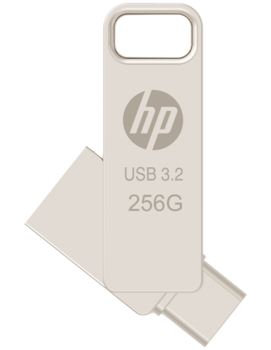 MEMORIA USB 3.2 HP 256GB X206C OTG TYPE-C METAL