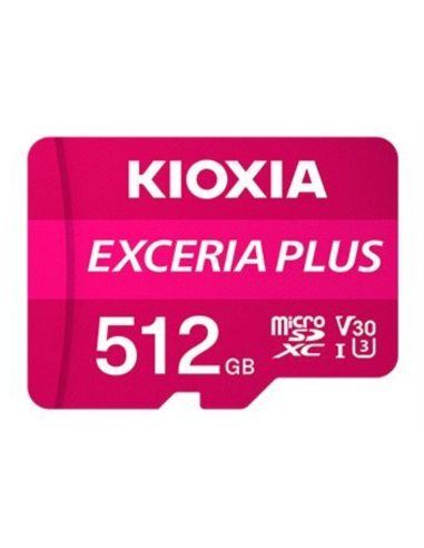 MICRO SD KIOXIA 512GB EXCERIA PLUS UHS-I C10 R98 CON ADAPTADOR
