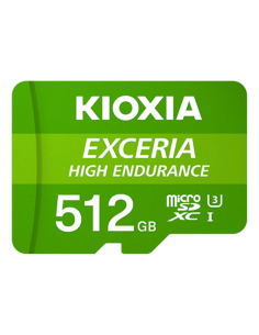 MICRO SD KIOXIA 512GB EXCERIA HIGH ENDURANCE UHS-I C10 R98 CON ADAPTADOR