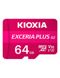 MICRO SD KIOXIA 64GB EXCERIA PLUS G2 UHS-I C10 CON ADAPTADOR