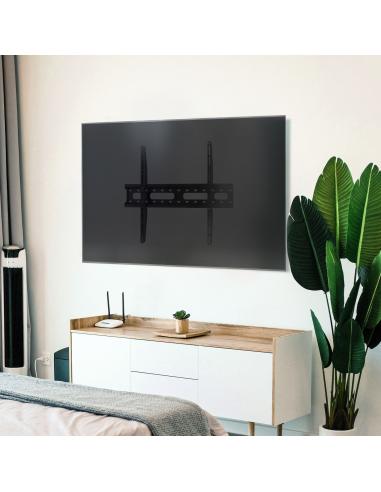 SOPORTE PARED MONITORTV 37-80 MAX 45KG NEGRO TOOQ LP1082F-B