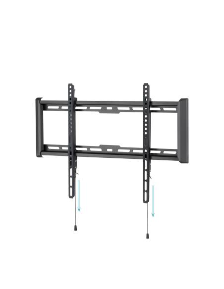 SOPORTE PARED MONITORTV 37-80 MAX 75KG NEGRO TOOQ LP1083F-B