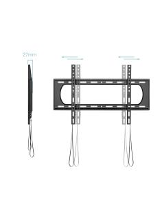 SOPORTE PARED MONITORTV 37-80 MAX 80KG NEGRO TOOQ LP1084F-B 2