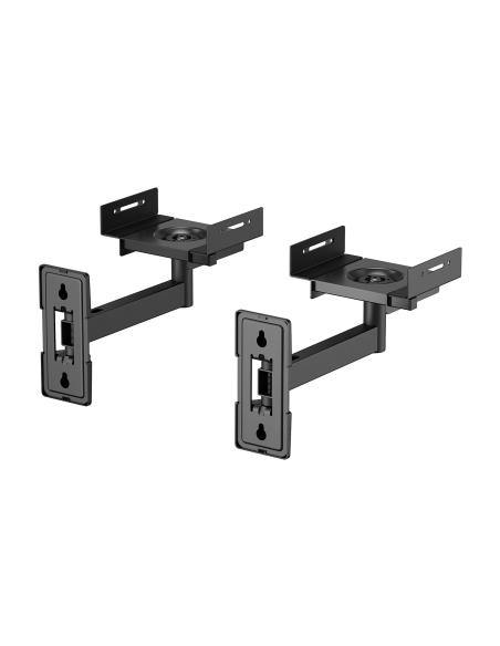 SOPORTE PARED GIRATORIO E INCLINABLE PARA ALTAVOCES NEGRO AISENS SPK05U-421