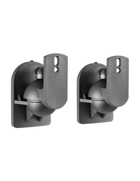 SOPORTE PARED GIRATORIO E INCLINABLE PARA ALTAVOCES NEGRO AISENS SPK06U-423