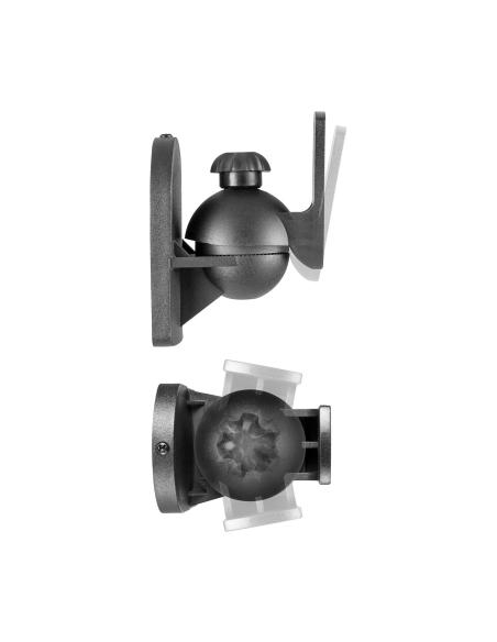 SOPORTE PARED GIRATORIO E INCLINABLE PARA ALTAVOCES NEGRO AISENS SPK06U-423
