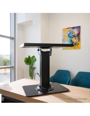 SOPORTE MESA PEANA GIR INCL MONITOR 3KG ORG.CABLES NEGRO TOOQ TQATC2601-B